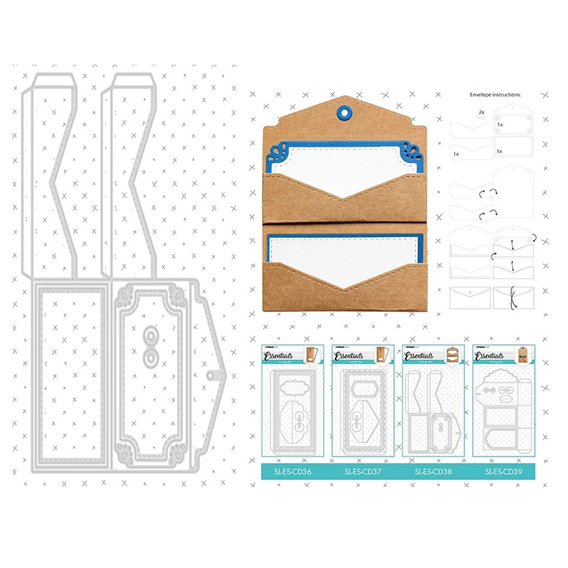 

Envelope Metal Die Cutters for Scrapbooking Stamping Stencils for Decoration Scrapbooking New Arrival Christmas