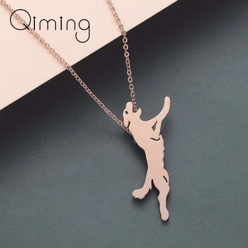 Ожерелье с подвеской в виде волка мужское ювелирное изделие изображением собаки