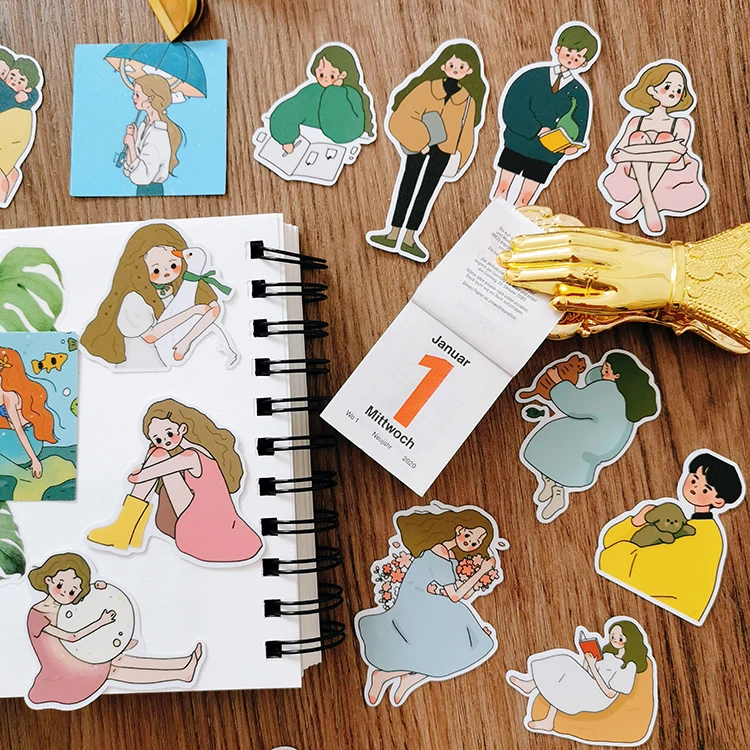 Наклейки для скрапбукинга 40 дюймов шт./пакет | Канцтовары офиса и дома