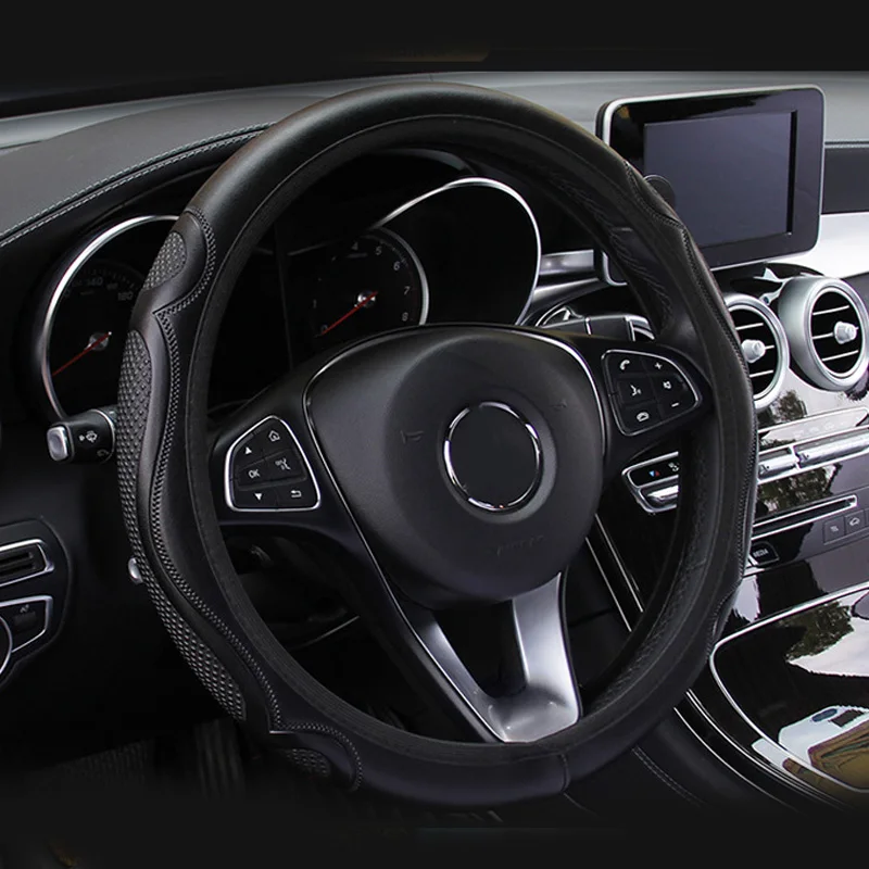 

Anti-slip Steering wheel cover Replacement Wear-resistant 37-38CM Accessories