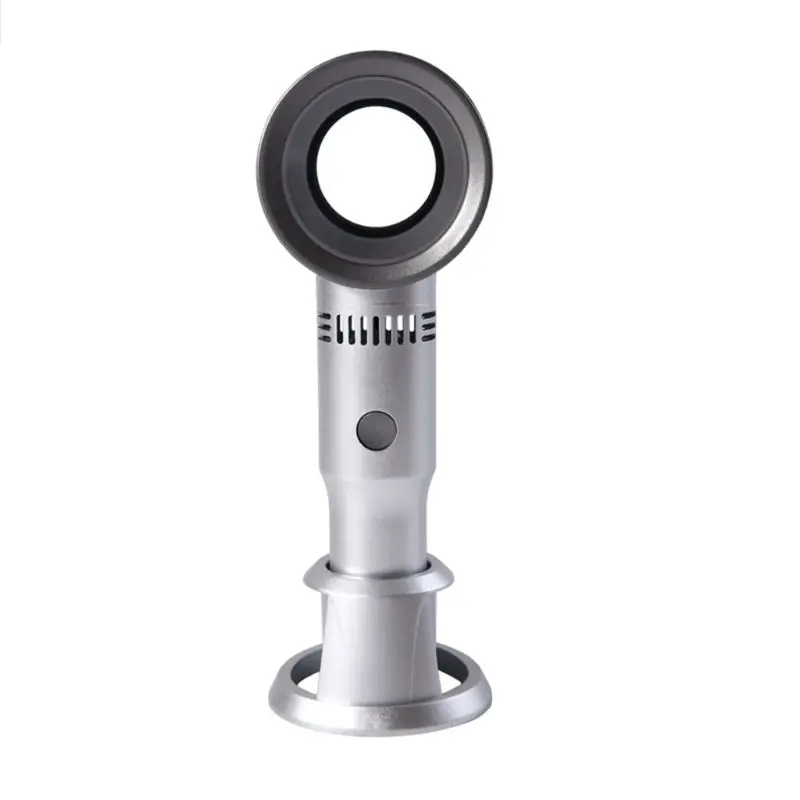 Мини Портативный ручной безлопастной вентилятор USB Перезаряжаемые голые