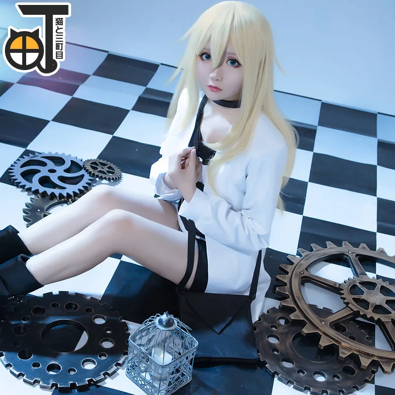 Anime Angels of Death Ray Cosplay Costume Rachel Gardner Women Uniform Satsuriku no Tenshi Cos Full Set Bag New |