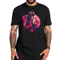 samurai tshirt japanese culture graphic short sleeve tee shirt cotton dtg print breathable tops homme