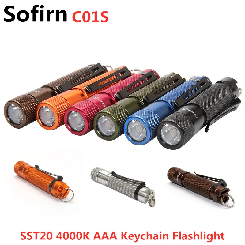 Sofirn C01S BLF мини светодиодная вспышка AAA вращающаяся высокая 95 CRI SST20 4000K