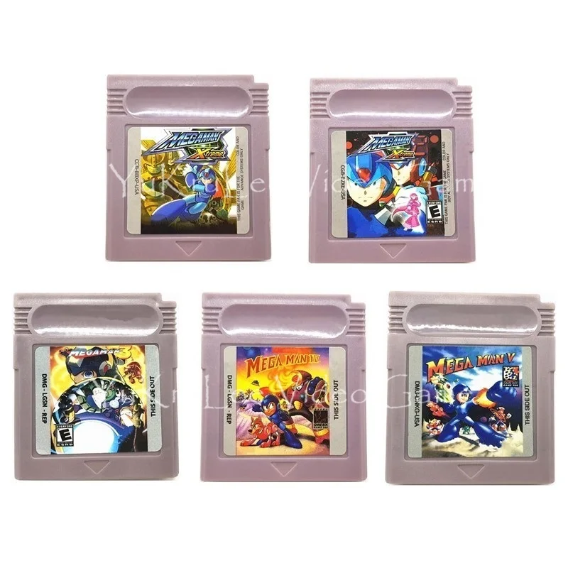 16-битный картридж MegaManSeries для видеоигр, картридж для консолей Nintendo GBC GBA NDS 3DS