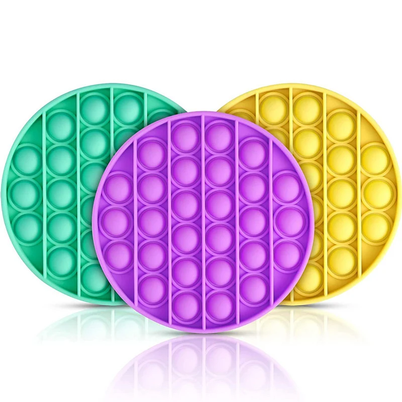 

New Pop It Fidget Toys Push Bubble Sensory Hot Adult Stress Relief Tabletop Anti-stress Pops It Soft Squeeze Decompression Toys