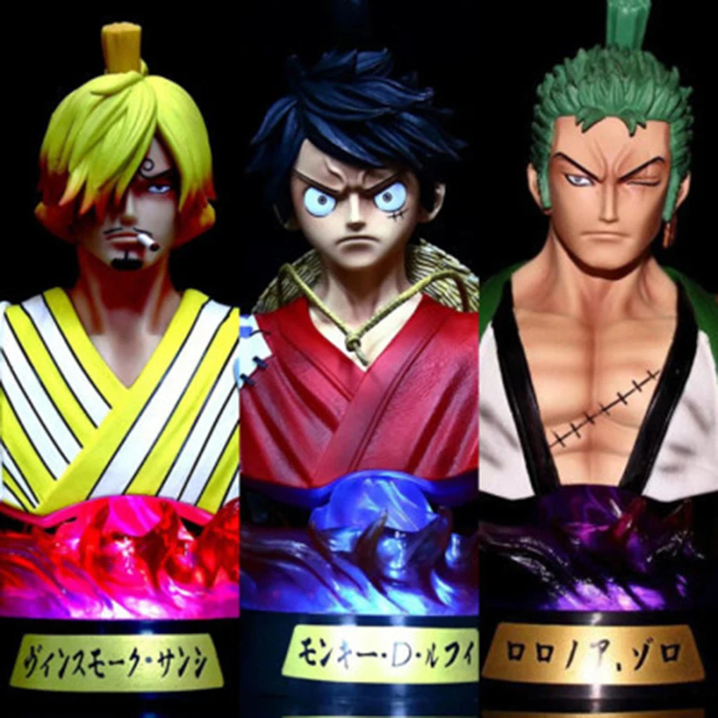 

Классическая кукла из аниме One Piece Monkey D. Luffy Roronoa Zoro Vinsmoke Sanji блестящая фигурка Luffy модель игрушка подарок для детей 16 см