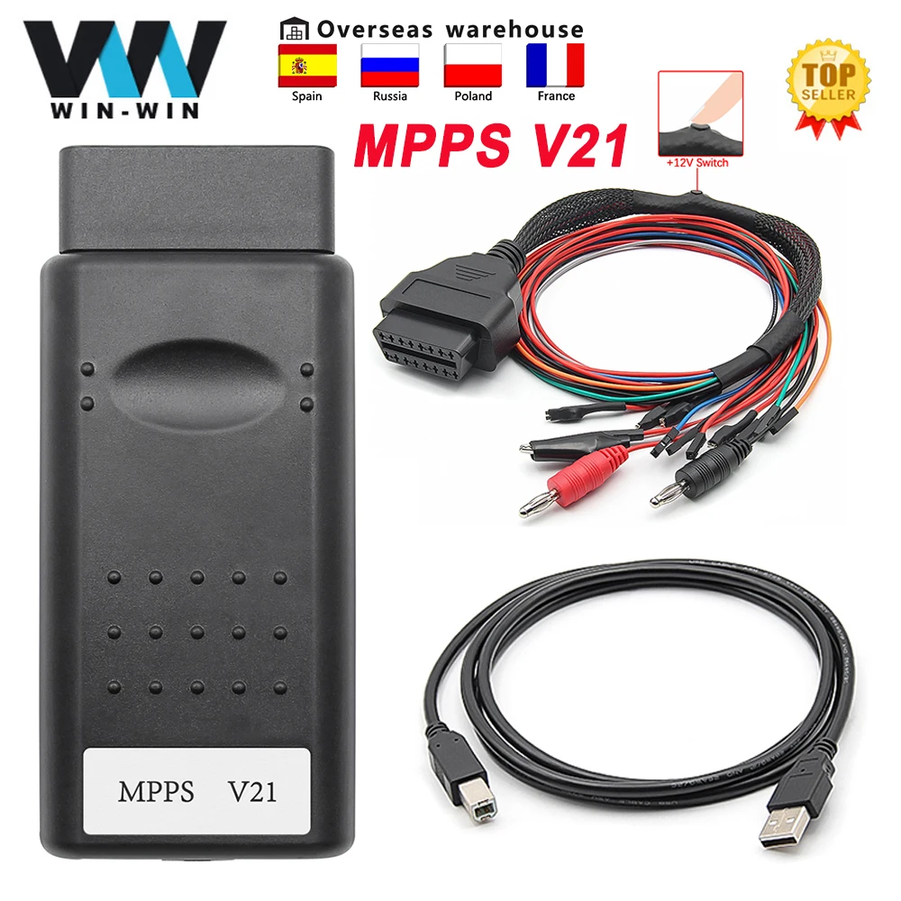 Ecu-сканер MPPS V21 MAIN + TRICORE MULTIBOOT для EDC15 EDC16 EDC17 PK V16 V18 | Автомобили и мотоциклы