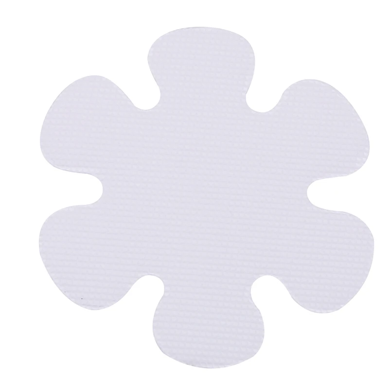 Non-slip afe Anti Slip Stickers Harmless PEVA DIY Bathroom Kitchen Round Flower Shape | Дом и сад