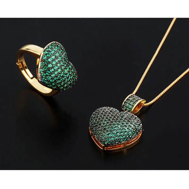 SINZRY оригинальный Сияющий кубический цирконий в форме сердца креативный кулон