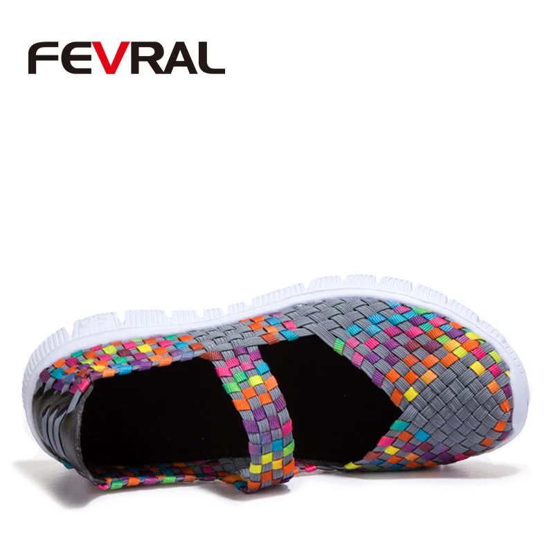 FEVRAL 2021 летняя новая женская обувь ручной работы Повседневная Брендовая удобная