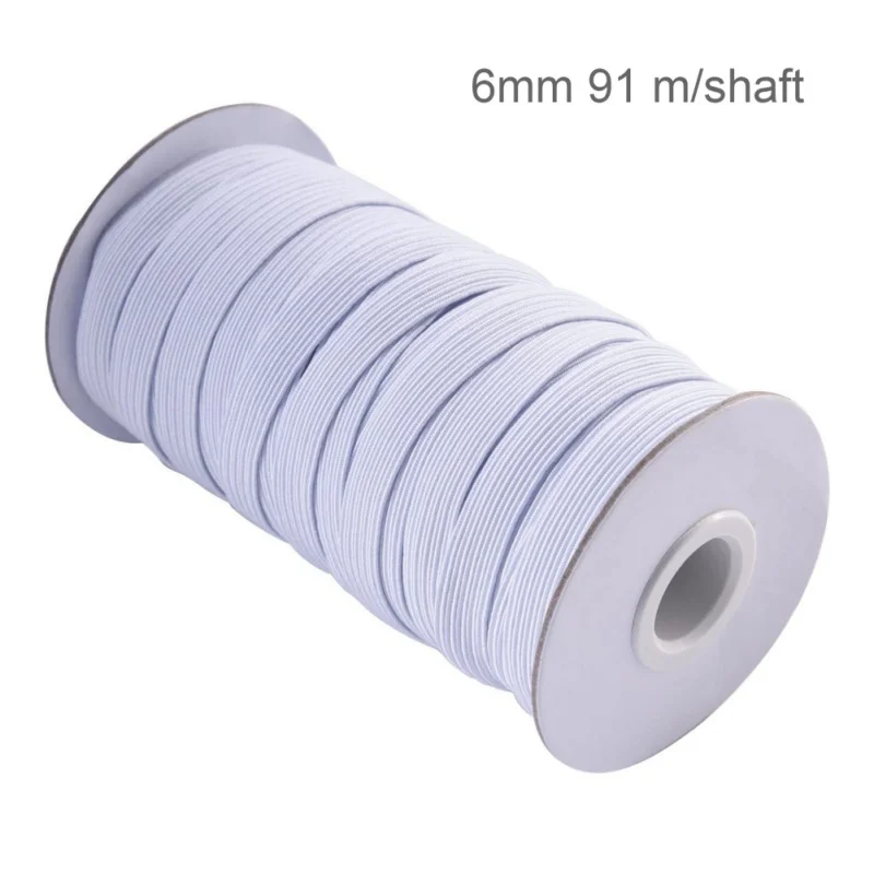 

High-Elastic Sewing Elastic Ribbon Elastic Spandex Band Trim Sewing Fabric DIY Garment Accessories 100/160yards