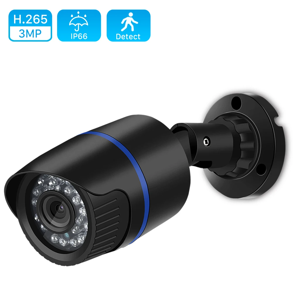Камера видеонаблюдения FULL HD, инфракрасная камера безопасности с функцией ночного видения, H.265/H.264, 1080 пикселей, 1080 МП, PoE, IP, 2,0 пикселей, постоянный ток 12/48 в