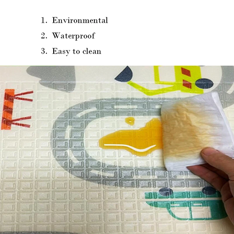 XPE Folding Baby Play Mat Crawling Toys for Children's Carpet Climbing Gyme Game Road Pad Living Room Home Kids Rug | Игрушки и