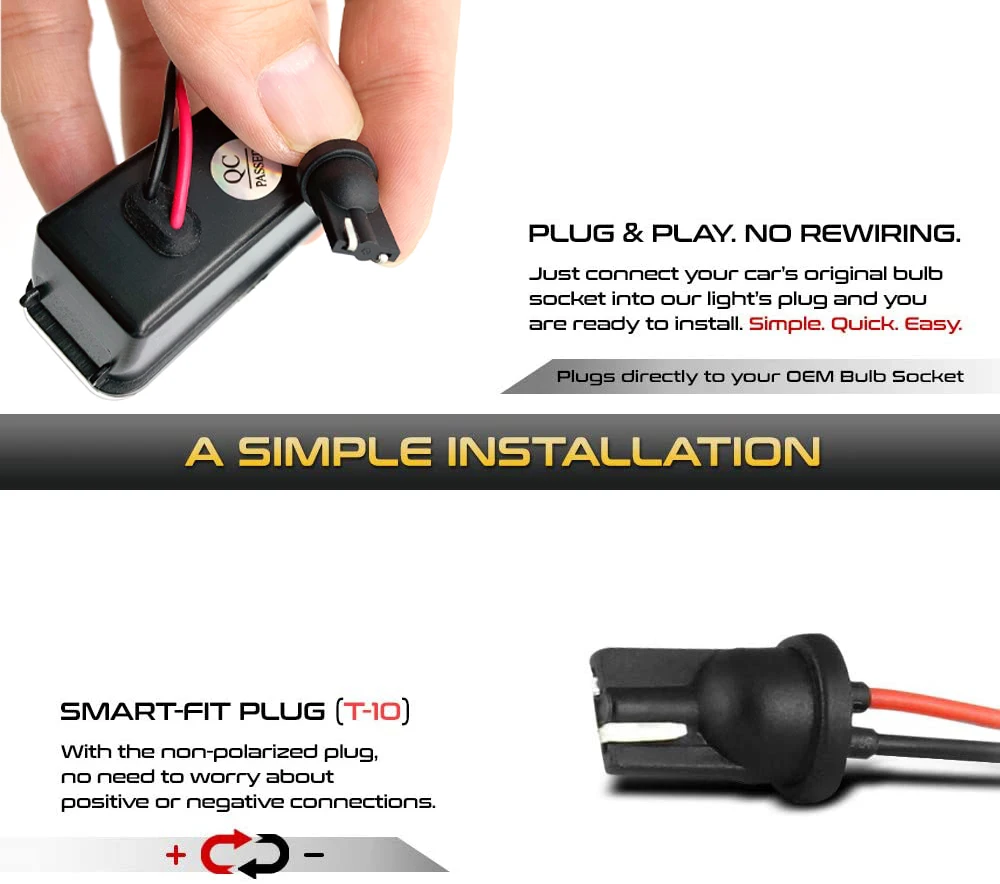 2 шт Автомобильный светодиодный номерной знак светильник лампы для Ford Focus 3 Kuga 1 Grand