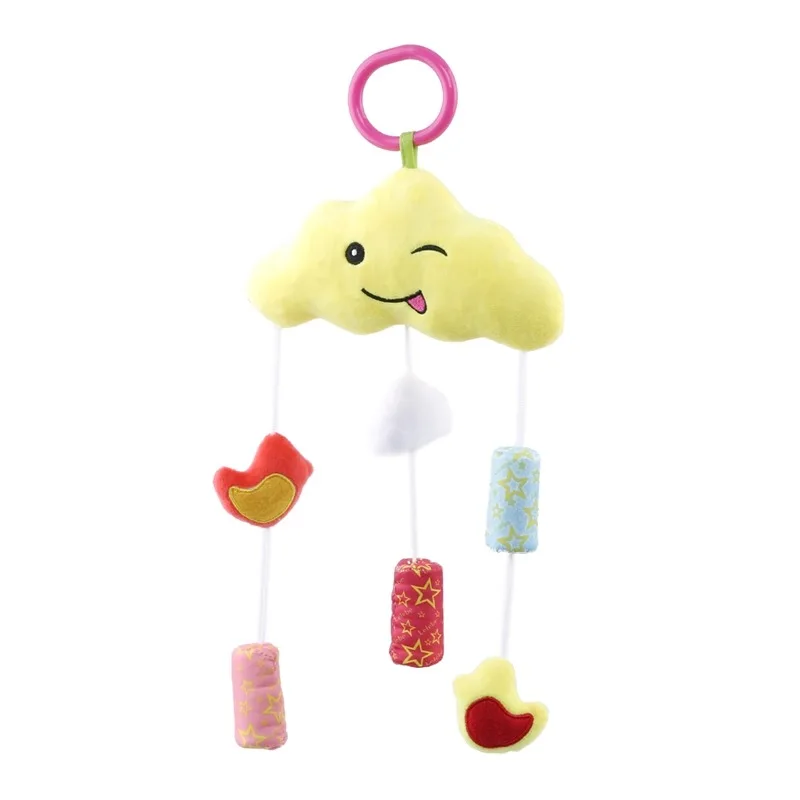 

1pc Wind Chimes Cloud Moon Plush Love Pendant Baby Children Girls Bedroom Ceiling Hanging Cloud Heart Mobile Loving Heart Decor