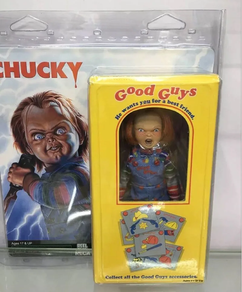

Chucky Figure He Wants You Be A Best Friend Child's Play Good Guys Ultimate Collectible Neca Figure Toys Doll Gift 12cm