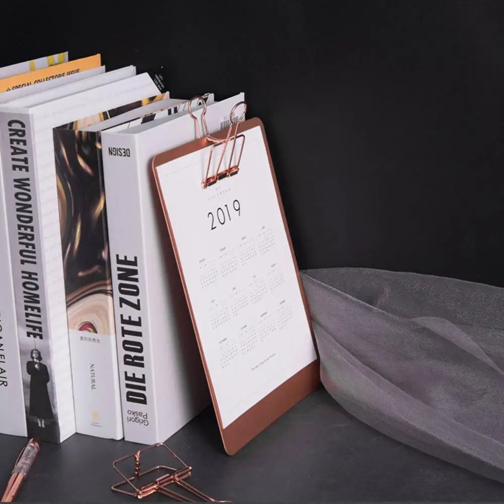 

Metal Clipboard Writing Pad File Folders Document Holder School Office Stationery Supply