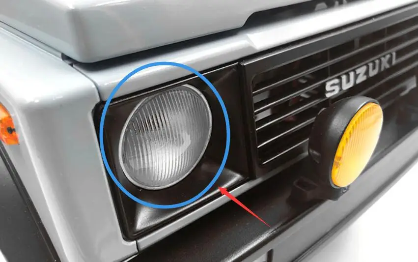 Металл моделирование уличный светодиод свет лампы для Capo samurai SIXER CD15828 Jimny Samurai 1/6