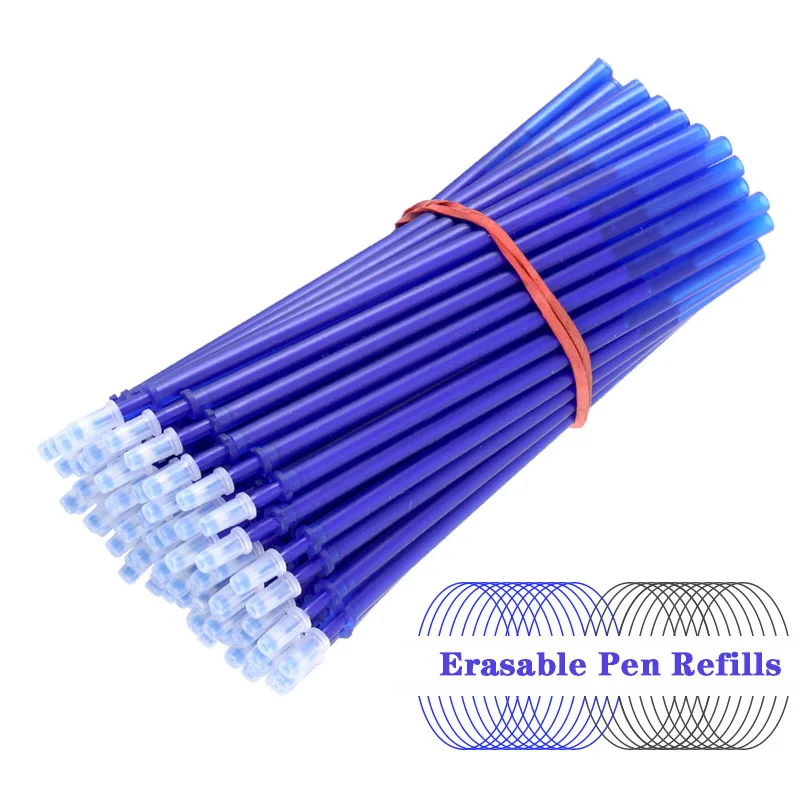 Офисная гелевая ручка со стираемыми чернилами стержень моющаяся 0 5 мм синие и