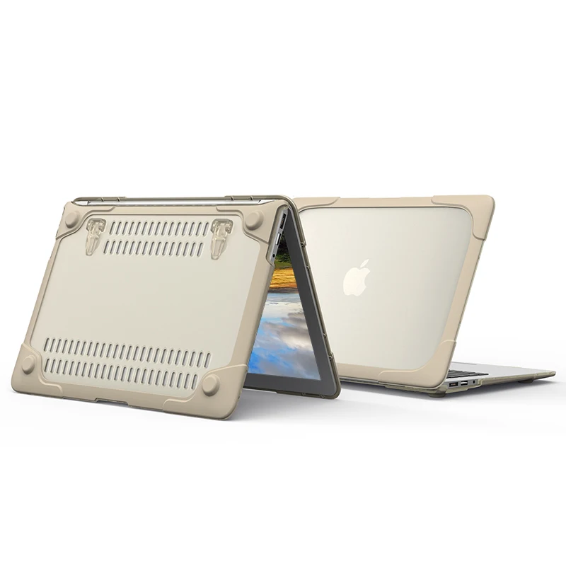 Новая складная подставка чехол для MacBook Air 13 дюймов Чехол A1369 A1466 прорезиненный ТПУ
