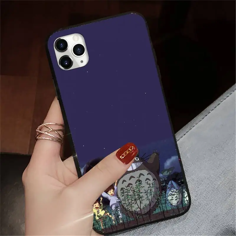 

Totoro Japan anime Miyazaki Hayao Phone Case for iPhone 11 12 pro XS MAX 8 7 6 6S Plus X 5S SE 2020 XR