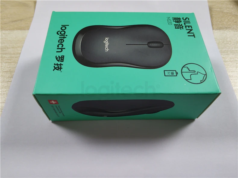 Беспроводная Бесшумная мышь logitech M220, игровой компьютер, usb-приемник с 2,4 ГГц, Высококачественная оптическая эргономичная мышь для дома и офиса