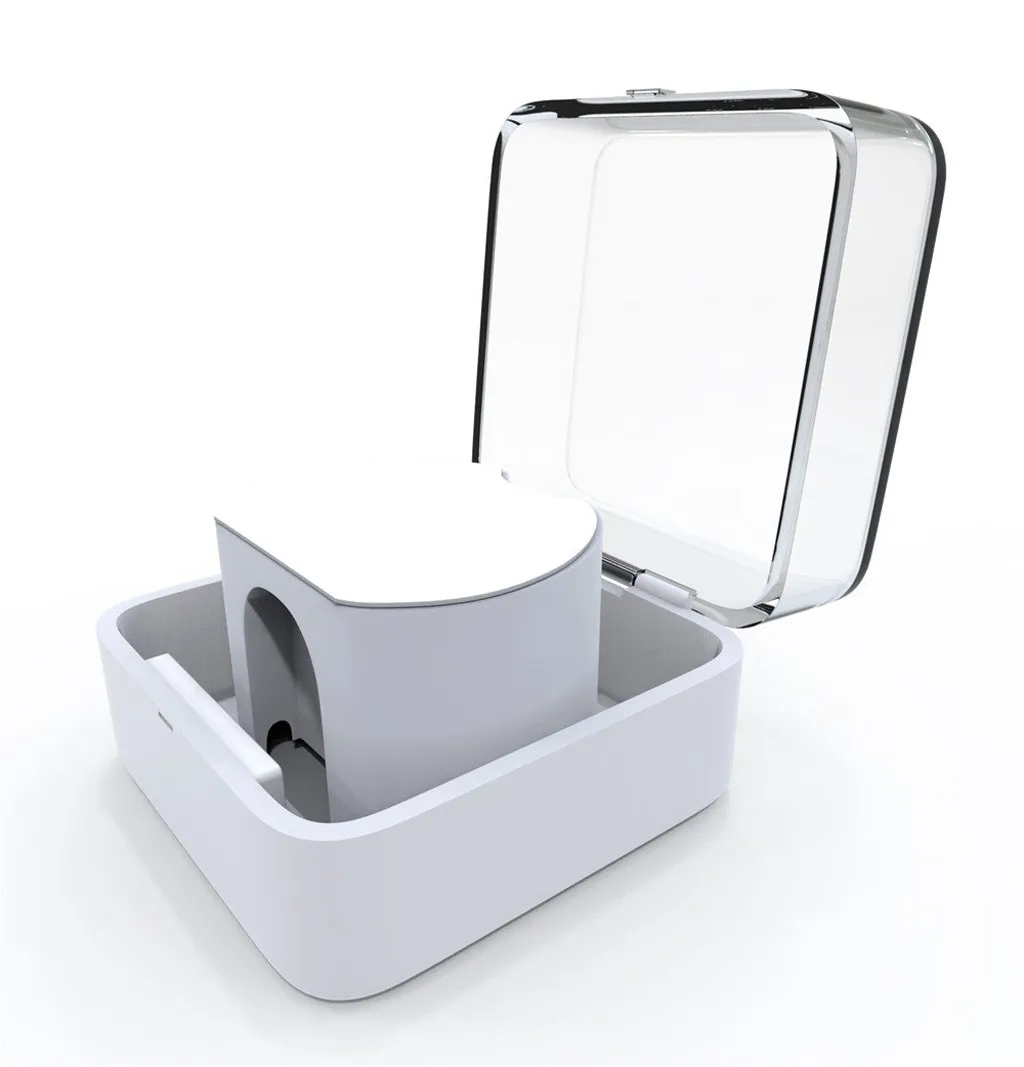 Зарядный чехол для Apple Watch тонкий корпус портативный футляр хранения док станция