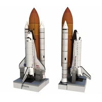 1150 space shuttle atlantis space rocket diy 3d paper card model building sets construction toys educational toys model