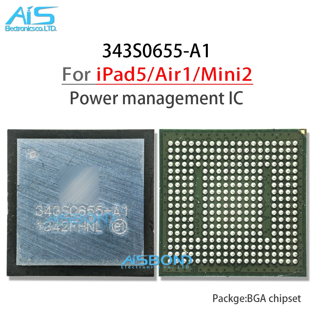 

343S0655-A1 Power management ic For iPad 5 iPad5 Air1 Air Mini2 PMIC U8100 Large Big Main Power supply 343S0655 PM IC chip