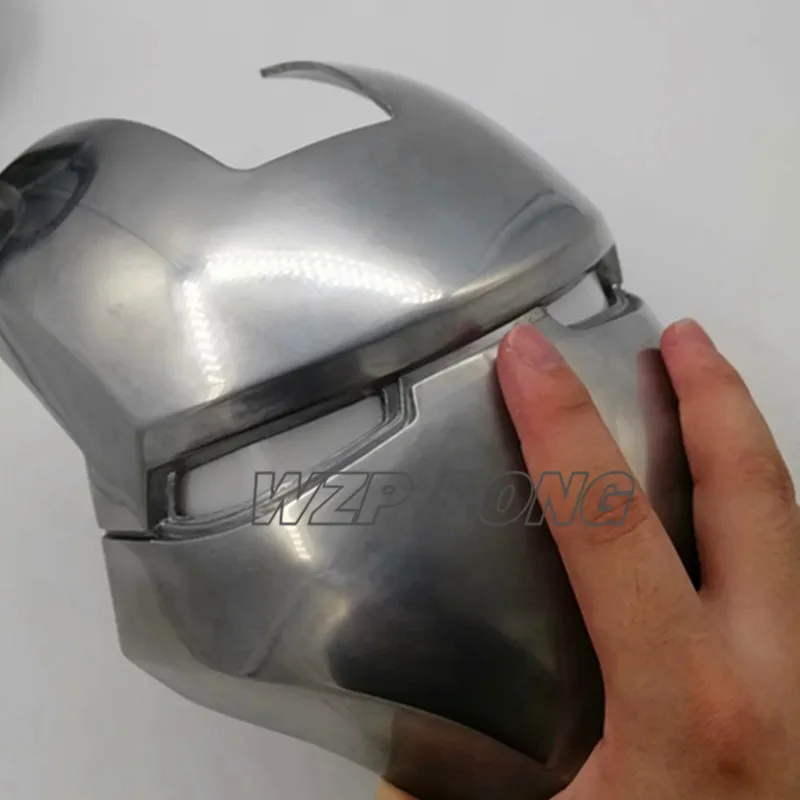 Мстители супергерой Железный человек MK2 металлический шлем 1/1 светодиодов