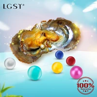 lgsy 6 7mm akoya bead pearls natural saltwater pearls round shape saltwater bead fashion jewelry oysters pearl beads white 10pcs