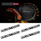 4 шт. декоративная Автомобильная 3D алюминиевая Эмблема для Ford Mustang 2015 2017 2018, аксессуары