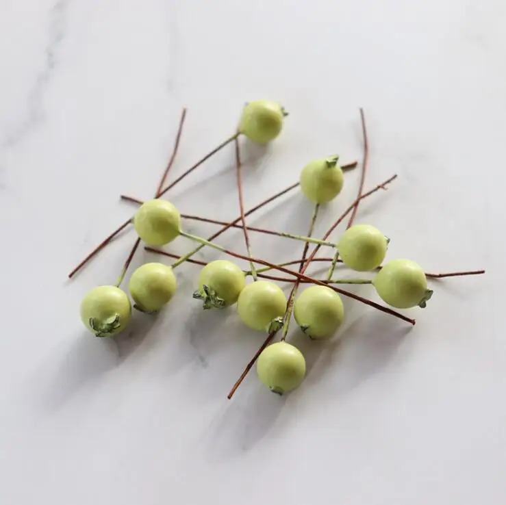 Свадебные украшения Рождественская ягода вишня 20 шт./лот Цветочные венки DIY
