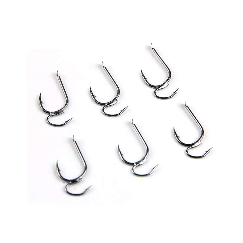 

10Pcs Fishing Hook Package High-carbon Steel Two Strength Tip Sharp Fighting Hook With Barbed Fish Gear For Taiwan Sea Fishing