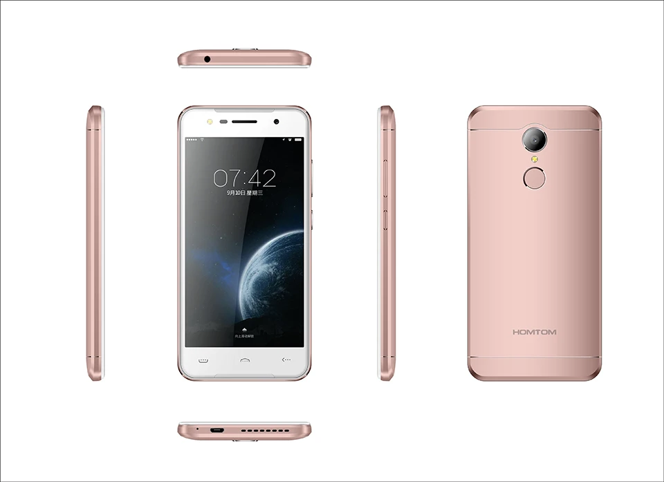 Gold HOMTOM HT37 Pro смартфон 4G MT6737 5,0 дюймов HD Android 7,0 сотовый телефон 3+ 32 Гб 13 МП 3000 мАч отпечаток пальца ID - Цвет: Gold