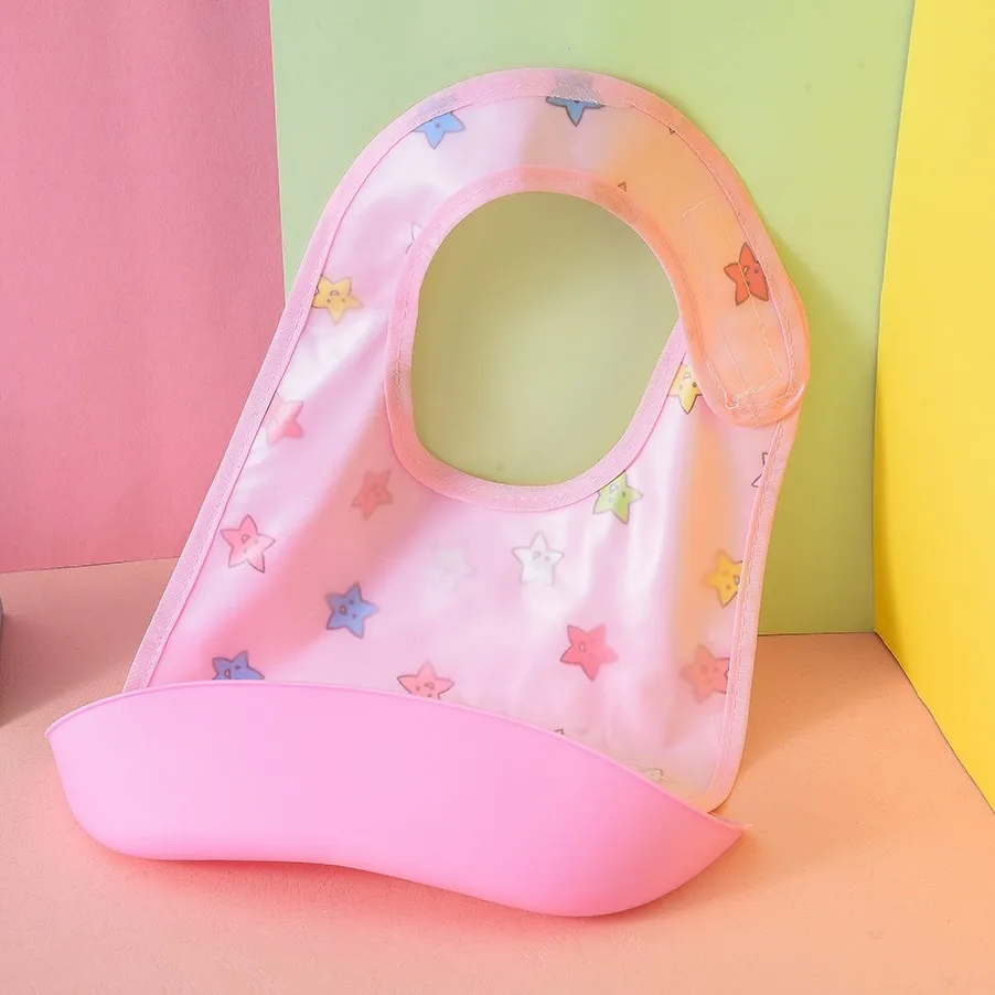 2020 Baby Bibs Detachable Kids Boys Girls Cartoon Waterproof Feeding Apron Saliva Towel Bib Smock baby feeding waterproof | Детская