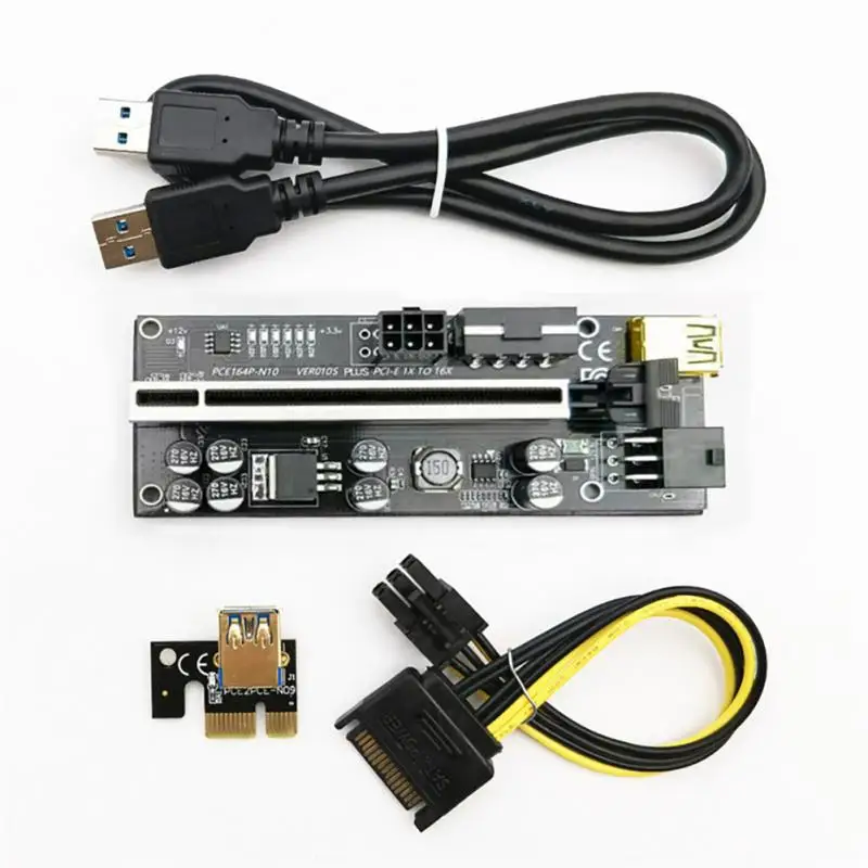 

Плата расширения PCI-E с индисветильник VER010S Plus Red 3