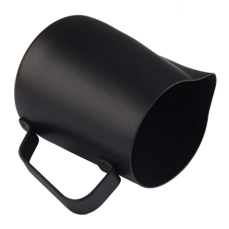 Черная кофейная кружка с антипригарным покрытием кувшин из нержавеющей стали