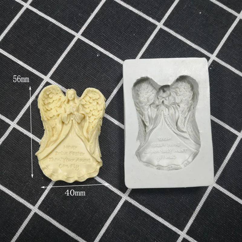 Полимерная фотография 3D Ангел Шоколад Желе торт Инструмент Sugarcraft|Формы для