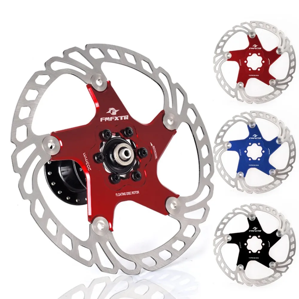 

MTB Bike Rotor Bicycle Floating Rotor 160/180/203mm Float Disc Brake Rotor With 6 Pcs MTB Bike Rotor Bolts Cycling Parts