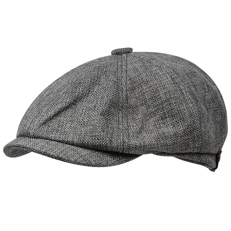 

Beret Hat Beanie Flat Hat Newsboy Hats Unisex Wild Octagonal Cap 8 Panel Wool Blend Gatsby Ivy Hat for Men Women
