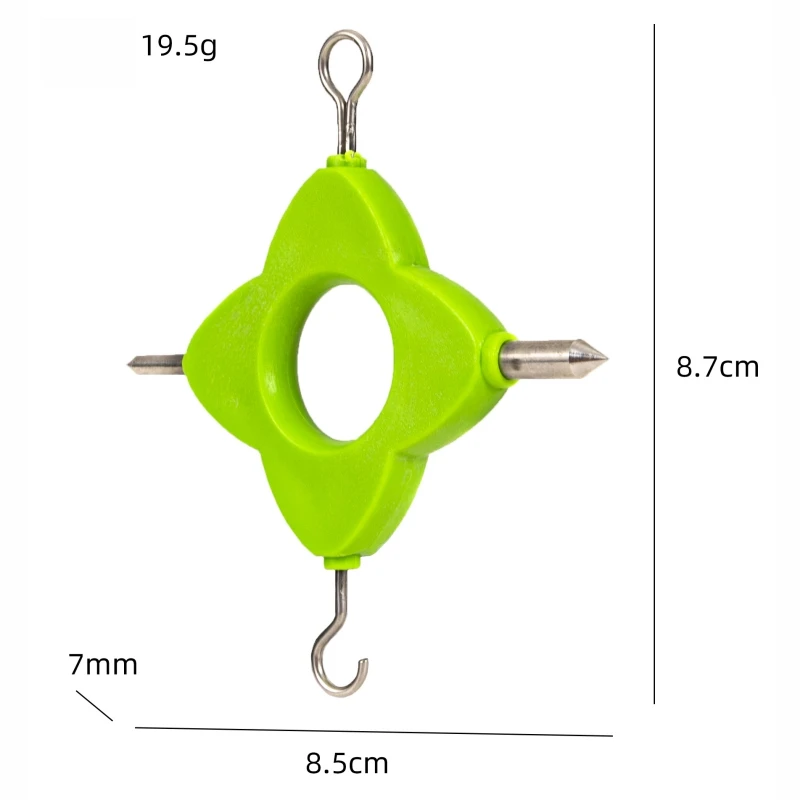 

Fishing Knot Hook Tier Tool Set, Sport Fishing Hook Tier Line Tying Tool With Sub-line + 2 PCS Single&Double Hook Tyer Tool