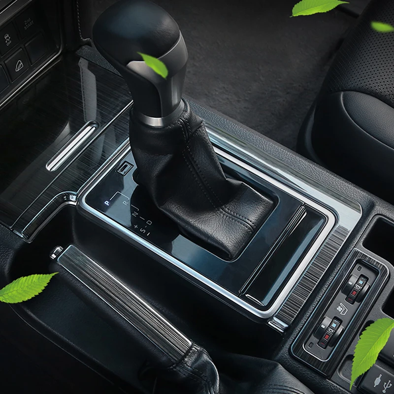 Carманго для Toyota Land Cruiser Prado 150 Автомобильная панельная Накладка для коробки передач декоративная рамка наклейка хромированные аксессуары для интерьера