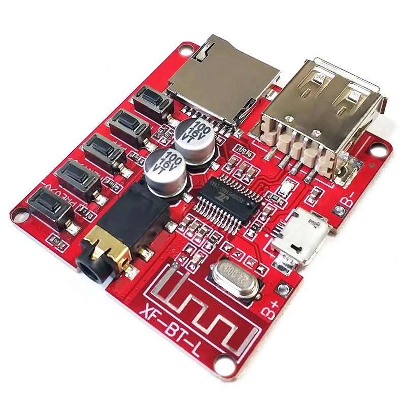 Модуль декодирования Bluetooth MP3 плата аудиоресивера без потерь автомобильный