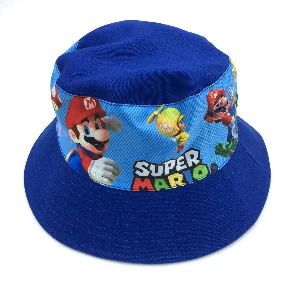 Милый водопроводчик Mario Bros детская повседневная шапка в рыбацком стиле