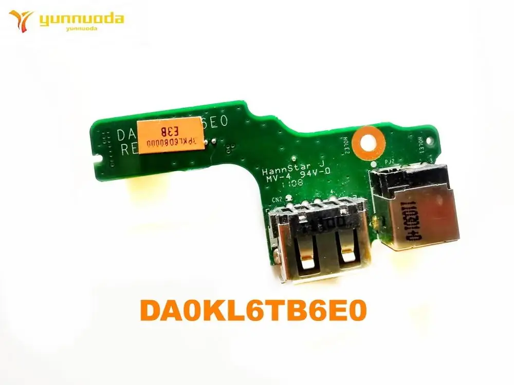 Оригинал для Lenovo Z470 Z475 DC JACK USB плата питания DA0KL6TB6E0 протестирована хорошая
