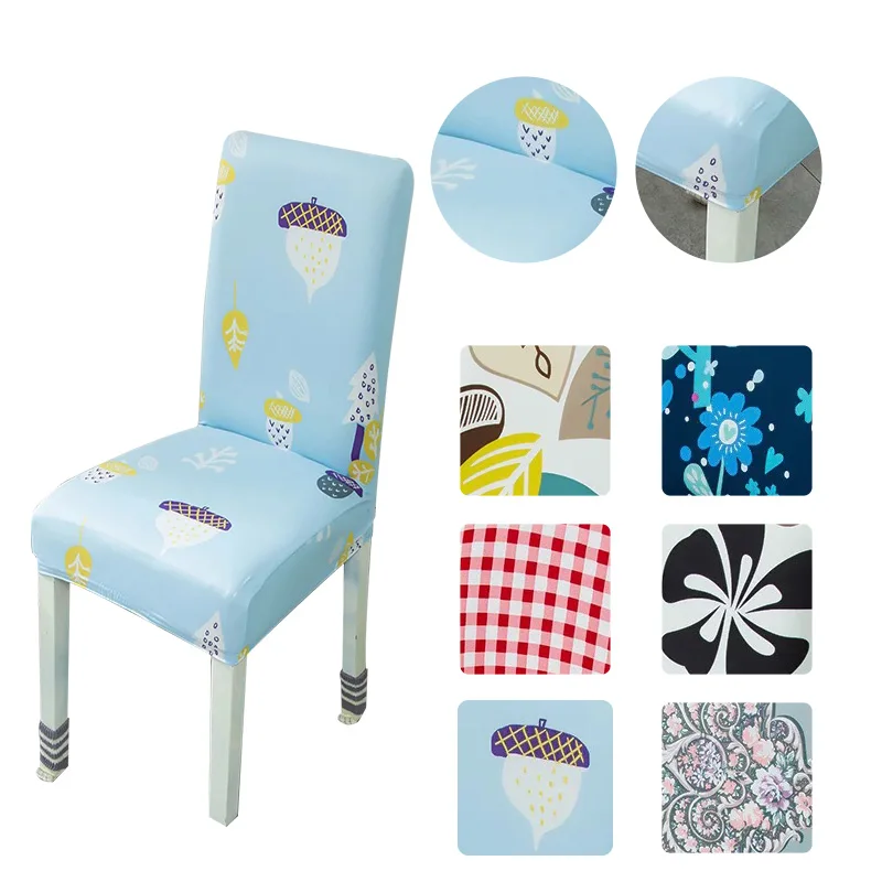 

Universal High Back Dining Room Chair Covers Spandex Elastic Chair Covers for Chairs for Kitchen Covers for Armchairs for Home