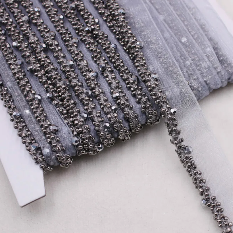 10 ярдов новинка Кружевная Сетка из хрустального стекла высококачественные