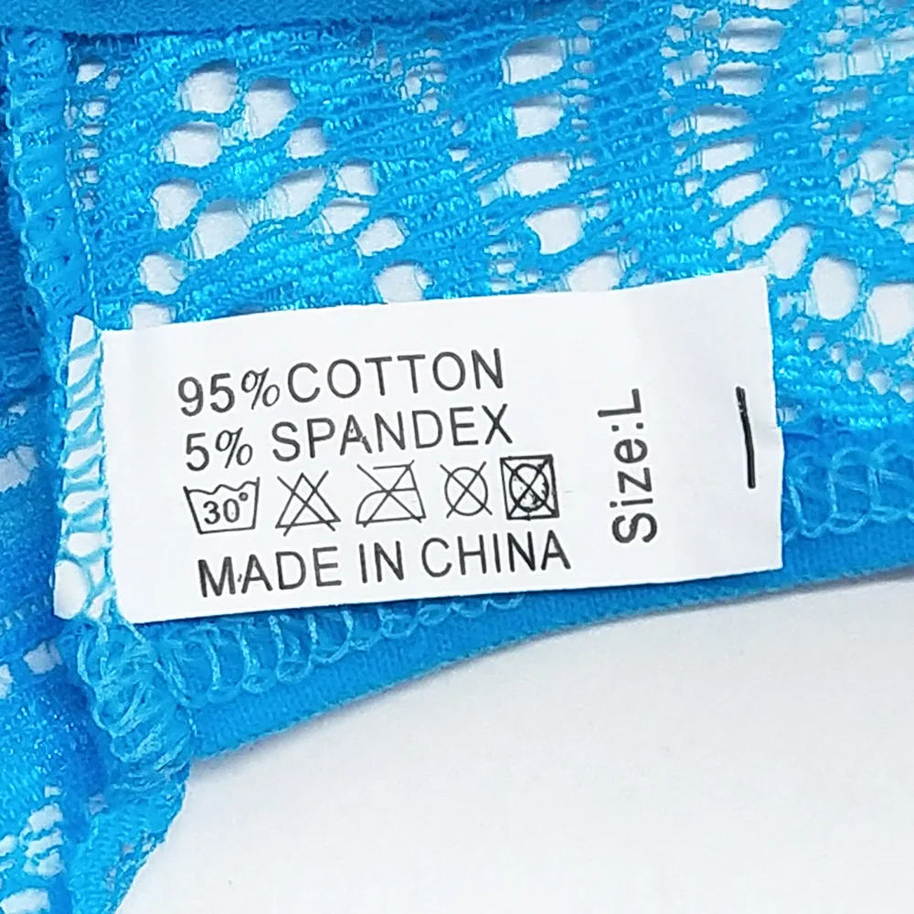 

Alyowangyina 6 pcs/lot 6 colour Women Lingerie Sexy Lace Transparent Ladies Cotton Briefs Panties 89330